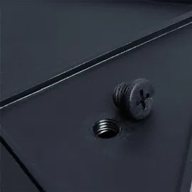 Estexo Blumentopf Einsatz 26 x 26 x 26 cm Schwarz