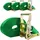 Baumarktplus 4x TrutzHolm® Ratschen Spanngurt Spanngurte Zurrgurt 1-tlg 6m 2t 2to 2000kg TÜV/GS grün