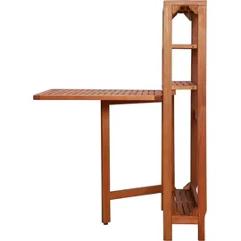 vidaXL Bistroset 3-tlg. braun klappbar