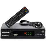 Premium X PremiumX HD 520SE FTA Digital SAT Receiver DVB-S2 HDMI SCART USB Multimedia-Player, Astra Hotbird vorprogrammiert