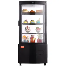 VEVOR Kühlvitrine Bäckereivitrine Kühlschrankvitrine 85L 3-lagig Bäckereien