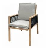 Greemotion Monaco Gartensessel 72 x 59 x 86 cm braun/beige wetterfest