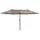 Outsunny Doppelsonnenschirm 455 x 270 cm Hellkaffee