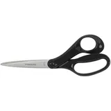 Fiskars Schere für Jugendliche von 15-18 Jahren, Rechtshändig, Gesamtlänge: 20 cm, Rostfreier Stahl/Kunststoff, Schwarz, 1067866