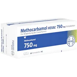 METHOCARBAMOL HEXAL 750 mg Filmtabletten 50 St