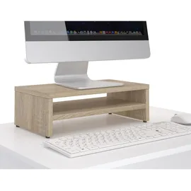 CARO-Möbel Monitorständer 42 x 13 x 23 cm Sonoma Eiche