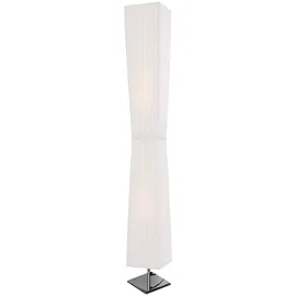 SalesFever Leon 120 cm Edelstahl Plissee weiß
