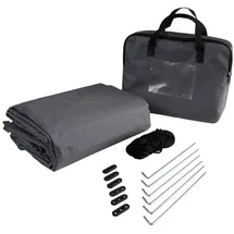 powertec Schutzplane Premium RIPSTOP 3 x 2 m grau