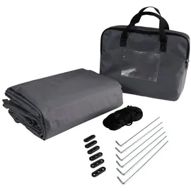 powertec Schutzplane Premium RIPSTOP 3 x 2 m grau