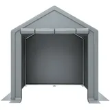 Geräteschuppen 190x170x200cm, Fahrradgarage, Geräteschuppen, Garagenzelt, Gartenhaus Lagerzelt Fahrradschuppen Werkzeugzelt Lagergarage, Dunkelgrau  wl