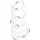 [en.casa] Wandregal Tingvoll 65 x 34 x 176 cm Beige