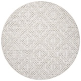 Carpet City Teppich »CLASICO 8927«, rund, Kurzflor, Hochtief-Muster/ 3D-Effekt Rauten, Wohnzimmer, beige