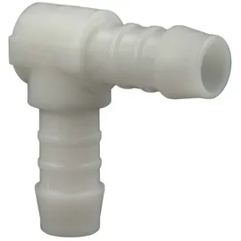 tecuro Schlauchverbinder 90° Winkel Ø 6 mm Kunststoff weiß