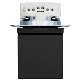 Merten Schuko-Steckdose schwarz matt 1 St.