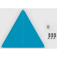 Bent Zip-Protect Canvas Single Sonnensegel (Größe One Size, tuerkis)