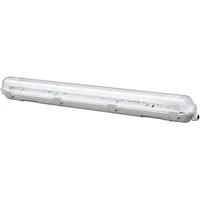 Sygonix LED-Feuchtraumleuchte LED G13 9 W Naturweiß Grau