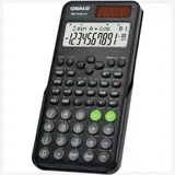OSALO Wissenschaftlicher Taschenrechner 401 Funktion 10+2 Stellen Geschriebenes Display Solar und Batterie Rechner Schutzhülle für Schule Schwarz (OS 991ES Plus 2nd Edition)...