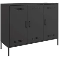 VidaXL Sideboard Schwarz 100,5x39x79 cm Stahl