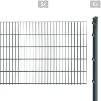 Arvotec Doppelstabmattenzaun »EXCLUSIVE 103 zum Einbetonieren«, Zaunhöhe 103 cm, Zaunlänge 2 - 60 m, H/L: x 10 m,