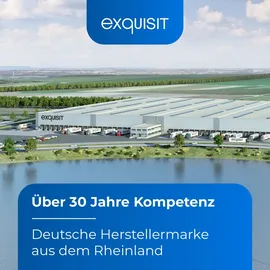 Exquisit KS360-V-HE-040E Kühlschrank (359 l, 1850 mm hoch, Inoxlook-az)