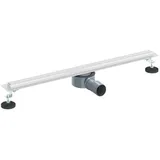 vidaXL 360° Duschablauf mit slim Modell Silber 70 cm Edelstahl 304,