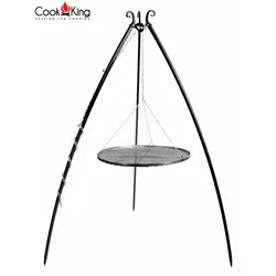 Schwenkgrill 200 Cm - Grillrost Aus Rohstahl 80 Cm Hochwertig