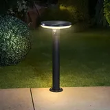 esotec Solarleuchte für außen AREZZO PIR LIFEPO4-Akku wetterfest METALL 102742