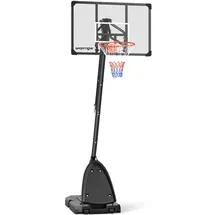 sportnow Basketballkorb schwarz B/H/L: ca. 70,5x111x350 cm, - schwarz