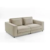 Atlantic Home Collection 2-Sitzer Valan Cord 198 x 83 x 126 cm Beige