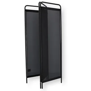 JAN KURTZ Paravent Fiam 163 x 154 cm schwarz