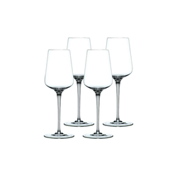 Nachtmann Weißweinglas VINOVA Weißweingläser 380 ml 4er Set, Kristallglas weiß