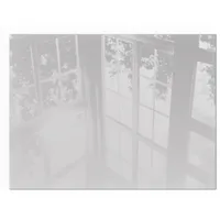 Tulup Glasplatte Rechteck 80 x 60 x 0,4 cm Grau