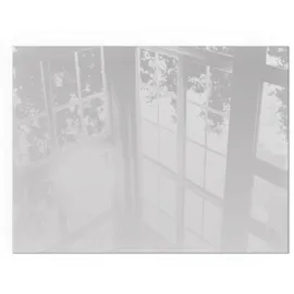 Tulup Glasplatte Rechteck 80 x 60 x 0,4 cm Grau