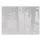 Tulup Glasplatte Rechteck 80 x 60 x 0,4 cm Grau