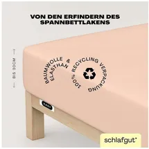 schlafgut Easy Jersey 90 x 200 - 100 x 220 cm red light