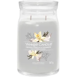 YANKEE CANDLE SMOKED VANILLA & CASHMERE Kerzen 567 g