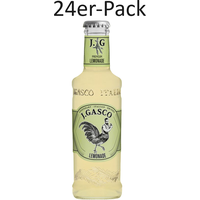 24er-Pack J.GASCO Lemonade,Limonade mit Sizilianischem Zitronensaft,Glas 20cl