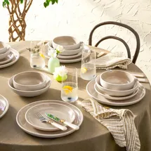 KARACA Abby Tafelservice 24-tlg. Creme