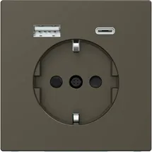 Merten Schuko-Steckdose MEG2367-6052 Moccametallic 1 St.