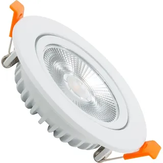 LEDKIA - LED Downlight Einbaustrahler 10W Rund COB CRI90 Slim Ausschnitt ø Weiß