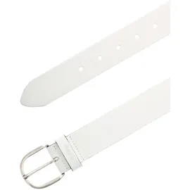 Mustang Ledergürtel Mit geprägtem MUSTANG-Logo auf der Schlaufe, 3,5 cm Gr. 90, weiß, , 39117963-90