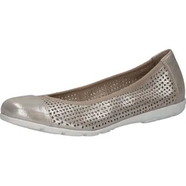CAPRICE Ballerina in TAUPE Metallic), - Gr.: 40 EU