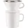 Alessi Slow coffee Set transparent/weiß