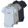 NAME IT Kurzarmbody NBMBODY 3P SS FIRETRUCK NOOS (Packung, 3-tlg) grau 98