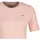 GANT Damen, Strick T-Shirt - STRETCH COTTON CABLE C-NECK, Rundhals, Kurzarm, Zopfmuster Rosa M,