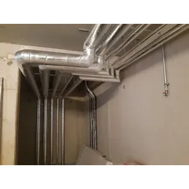 Scorprotect Scorprotect® Rohrisolierung Alu 18 x 30 mm x 1 Meter) Steinwolle alukaschiert 0.040 W/mK