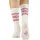 Copenhagen Studios Langsocken 2er Pack cream/weiß mit Beere 43-46