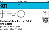 Industrial Quality Supplies DIN 923 Flachkopfschraube M5x4 Edelstahl A1