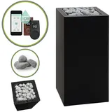 HUUM CORE BLACK 9 kW SPARSET inkl. UKU Steuerung WIFI, Steine