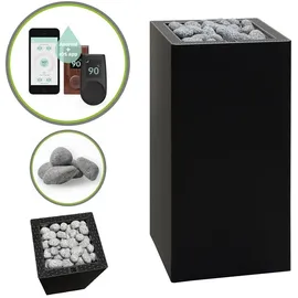 HUUM CORE BLACK 9 kW SPARSET inkl. UKU Steuerung WIFI, Steine